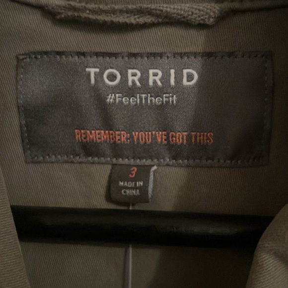 Torrid Twill Peplum Utility - Picture 3 of 11